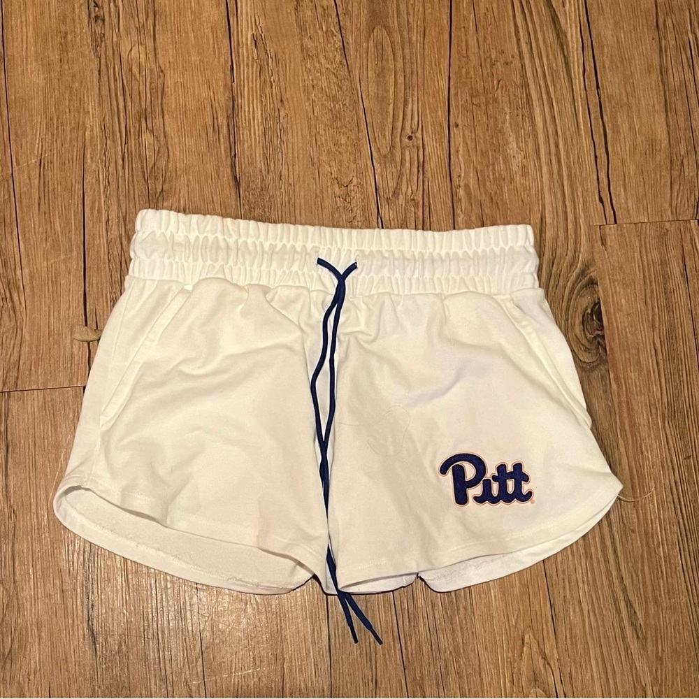 White and navy blue Concepts shorts #PittPanthers